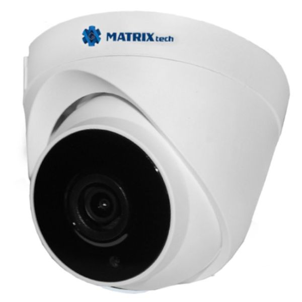 IP камера видеонаблюдения MATRIXtech MT-DP5.0IP20SG белый 2,8 мм 2,8 мм