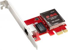 Сетевой адаптер ASUS PCE-C2500 2.5G Ethernet PCI Express, серебристый